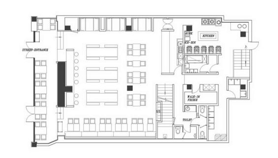 熟食店裝修效果圖_自助餐廳裝修效果工業(yè)風(fēng)圖_窗簾店裝修效果